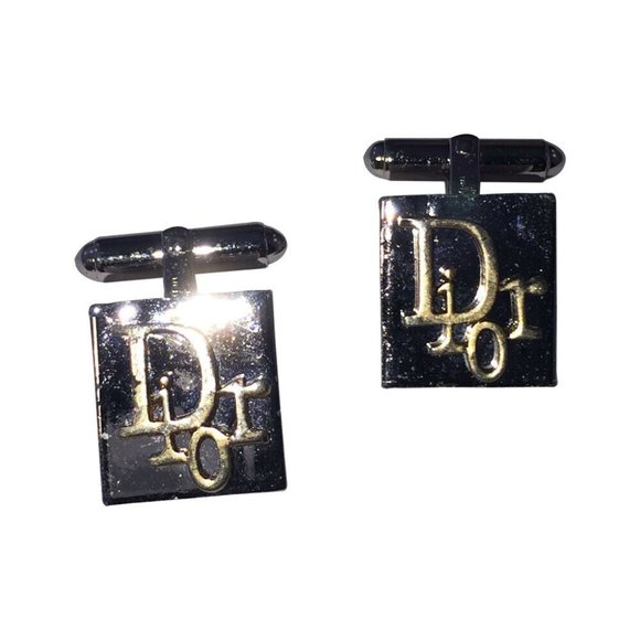 Dior Two Tone Retro Vintage Cufflinks - Picture 1 of 4